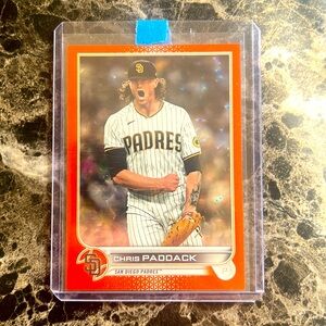 Chris Paddack Orange Topps Insert /299